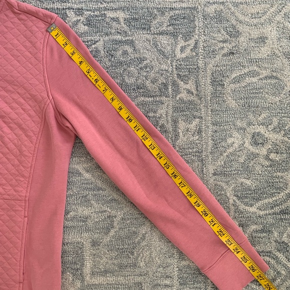 NWT L.L Bean Women’s Quilted Quarter Zip Sweatshirt MT - Picture 7 of 10